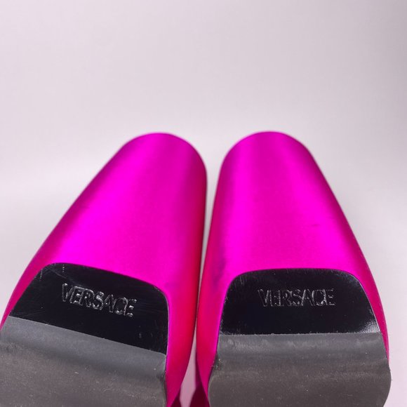 VERSACE Pink Triplatform Mules - Picture 8 of 12